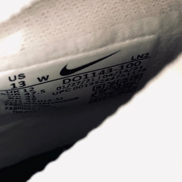 Nike Vapor Edge Pro 360 Detachable Football  Cleats Size 13 Wide DO1143-100 - Picture 9 of 9